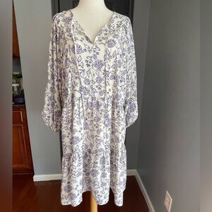 Melrose and Market Floral Print Tiered Women's Dress